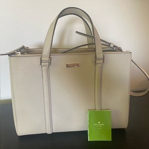 Nude/Tan large Kate Spade Crossbody Purse